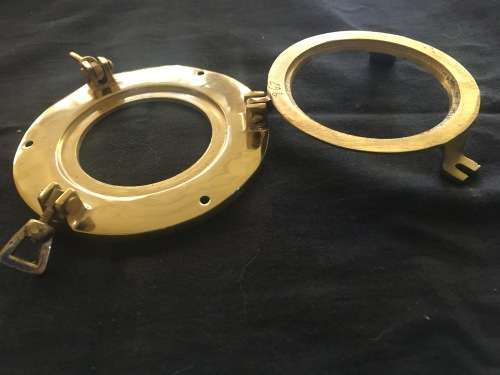 BRASS PORTHOLES - (small )Ideal for downlighting Downlights