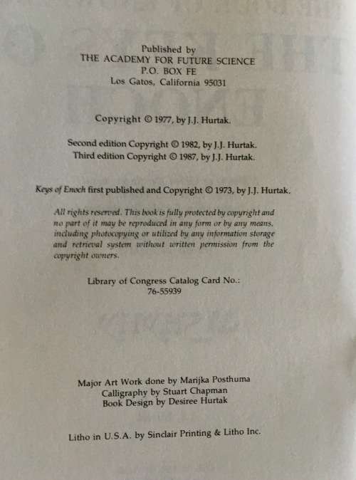 THE BOOK OF KNOWLEDGE: The Keys Of Enoch - J J Hurtak