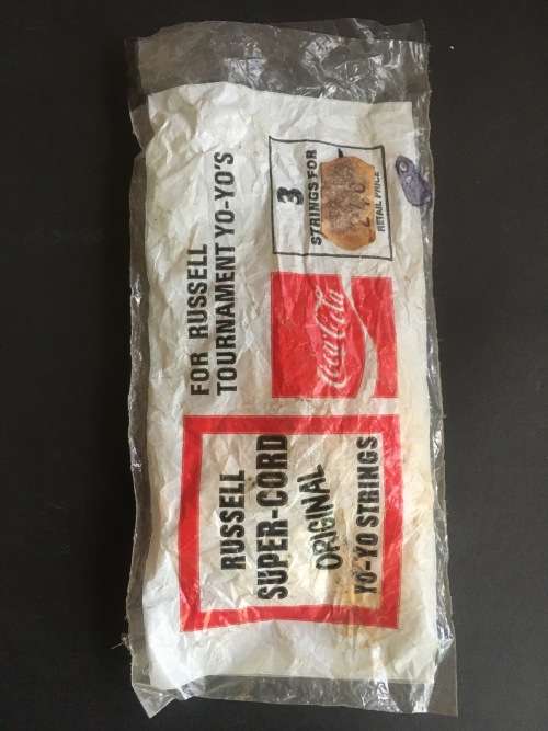 Genuine Russell YO-YO  Coca Cola With pkt of 3 Spare Strings