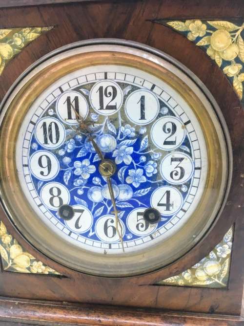 GENUINE WINTERHALDER and HOFFMEIR ANTIQUE CHIME CLOCK - MID TO LATE 1800s