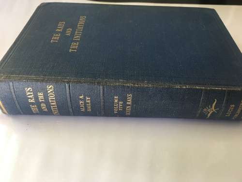 THE RAYS and THE INITIATIONS - FIRST EDITION 1960 by Alice A Bailey Vol 5...   (2in1) Hard Cover.