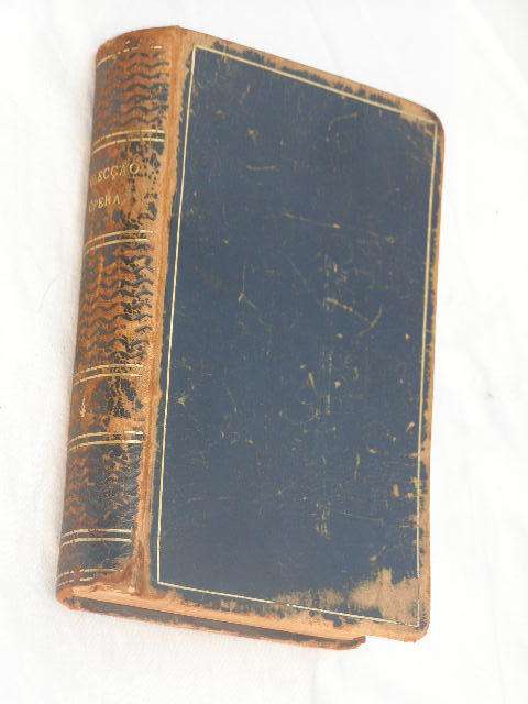 Stunning Vintage Leather Bound Book in Italian - Opera