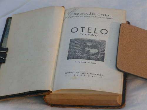 Stunning Vintage Leather Bound Book in Italian - Opera