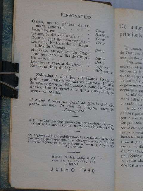 Stunning Vintage Leather Bound Book in Italian - Opera