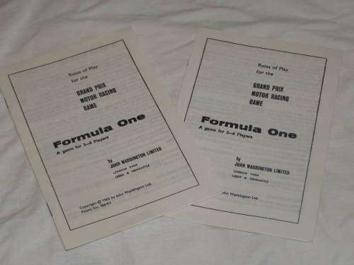 Very Rare Find! Vintage Formula 1 Board Game by Waddingtons.