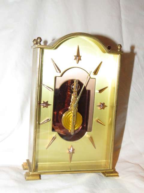 WOW!  VERY RARE JAEGER LE COULTRE SKELETON MANTLE PIECE CLOCK 1940'S