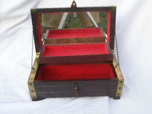 Vintage Sailor's Chest Jewellery Box