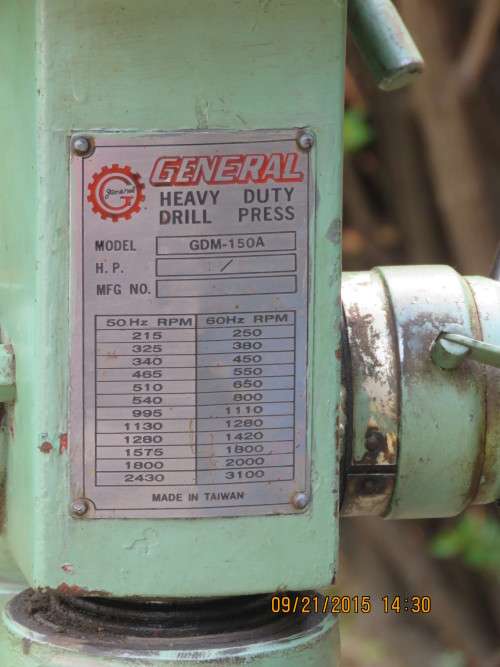 WOW!  INDUSTRIAL PEDESTAL DRILL PRESS MULTI BIT (9) BITS