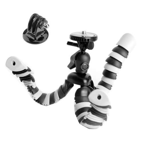 Fantaseal DSLR Camera + Action Cam Mini Tripod 2-in-1 Flexible Stand Tripod for GoPro