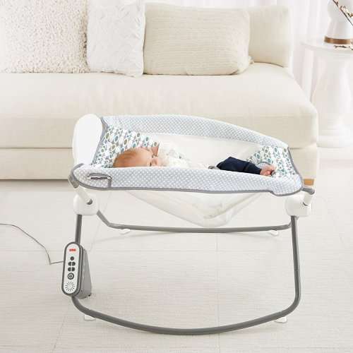 Fisher-Price Auto Rock 'n Play Sleeper, Aqua Stone