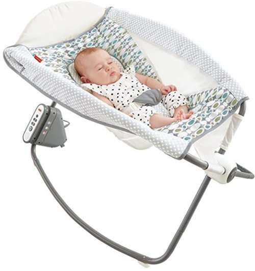 Fisher-Price Auto Rock 'n Play Sleeper, Aqua Stone