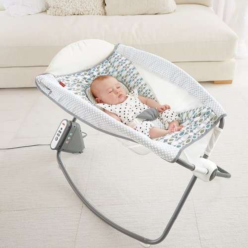 Fisher-Price Auto Rock 'n Play Sleeper, Aqua Stone