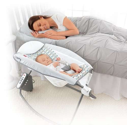 Fisher-Price Auto Rock 'n Play Sleeper, Aqua Stone