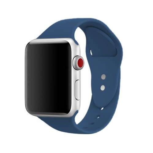 Sport Band for Apple Watch 38mm (S/M), Silicone Strap Replacement Bands Apple Watch - OCEAN BLUE