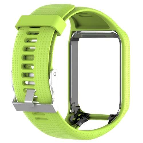 TomTom watch strap band Runner 2 3/Spark/Spark 3/Golfer 2/Adventurer + Screen Protectors GREEN