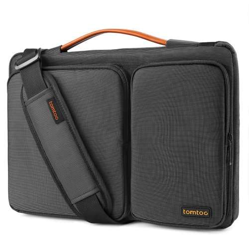 Tomtoc 14 Inch Laptop Shoulder Bag with CornerArmor Patent, 360° Protective Laptop Sleeve