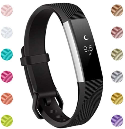 Replacement Accessories Bands for Fitbit Alta/Alta HR and Fitbit Ace - Black SMALL