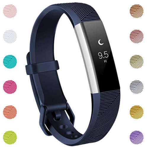 Replacement Accessories Bands for Fitbit Alta/Alta HR and Fitbit Ace -Navy SMALL