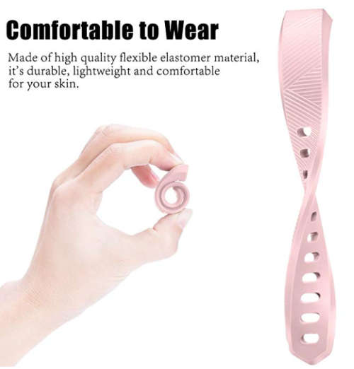 Replacement Accessories Bands for Fitbit Alta/Alta HR and Fitbit Ace - Pink SMALL