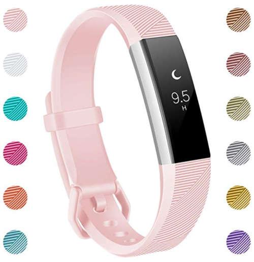 Replacement Accessories Bands for Fitbit Alta/Alta HR and Fitbit Ace - Pink SMALL