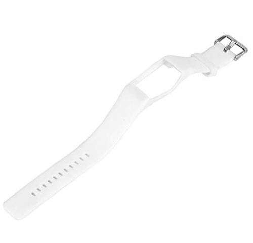 Polar A360/A370 Wristband with Screen Protector Adjustable Band Soft Silicone - WHITE