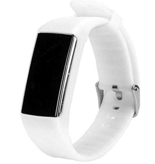 Polar A360/A370 Wristband with Screen Protector Adjustable Band Soft Silicone - WHITE