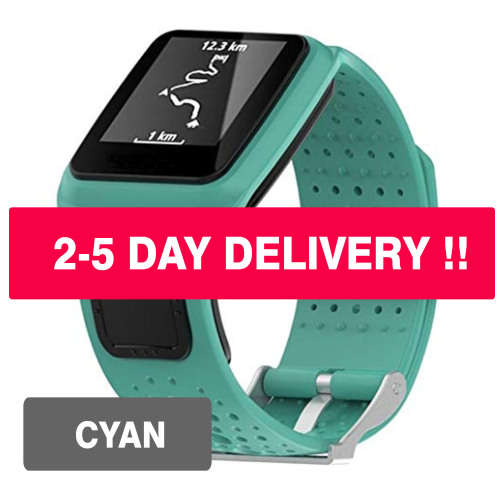 Replacement Wrist Strap Band For TomTom Runner 1 /TomTom Multi-Sport GPS Watch (CYAN)