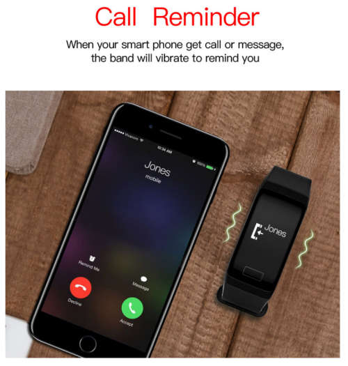 Fitness Tracker, Blood Pressure, Heart Rate, Step Counter, Sleep Monitor Smart Watch