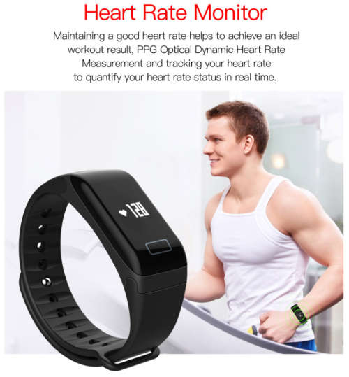 Fitness Tracker, Blood Pressure, Heart Rate, Step Counter, Sleep Monitor Smart Watch