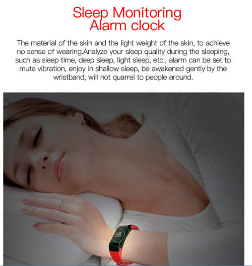 Fitness Tracker, Blood Pressure, Heart Rate, Step Counter, Sleep Monitor Smart Watch