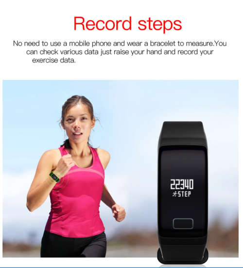 Fitness Tracker, Blood Pressure, Heart Rate, Step Counter, Sleep Monitor Smart Watch
