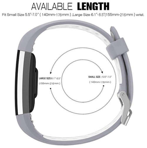 Fitbit Charge 2 Band, Breathable Silicone Accessories Straps for Fitbit Charge 2