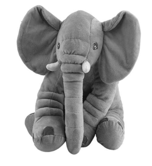 60cm Baby Sleeping Pillow Custom Stuffed Short Plush Fabric Elephant Plush Toy