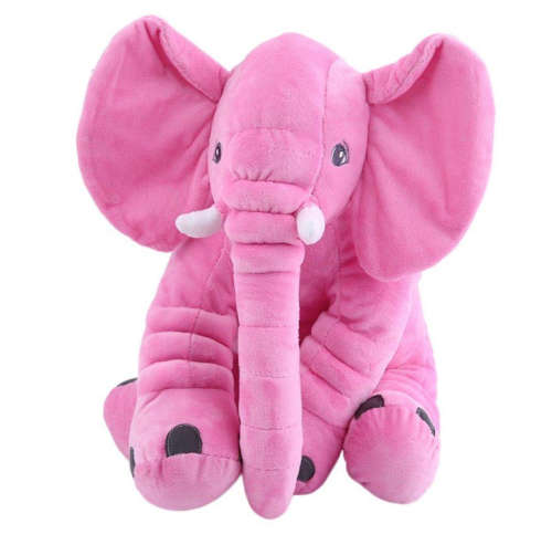 60cm Baby Sleeping Pillow Custom Stuffed Short Plush Fabric Elephant Plush Toy