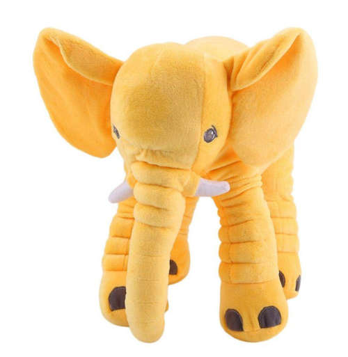 60cm Baby Sleeping Pillow Custom Stuffed Short Plush Fabric Elephant Plush Toy