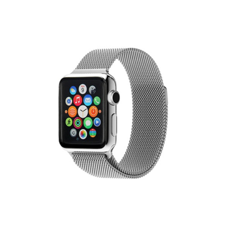 Apple watch strap band Milanese stainless steel - SILVER (38 mm / 40 mm )