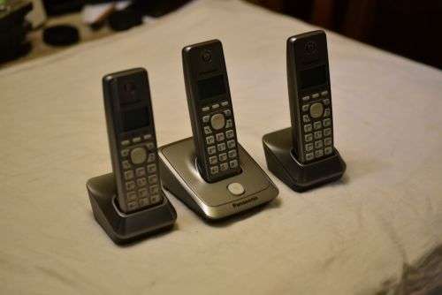 Panasonic digital cordless phones (3 pack)