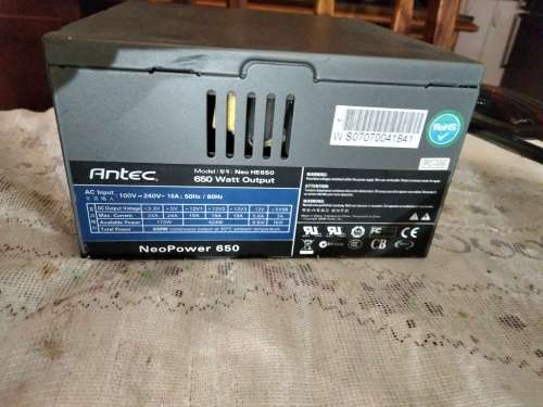 ANTEC NE650M | 650W ATX 2.4 | SEMI-MODULAR | 80 PLUS BRONZE