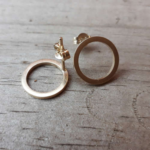 9ct Yellow gold earrings