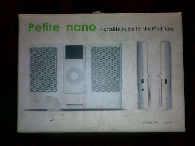 Portable speakers for I-POD Nano