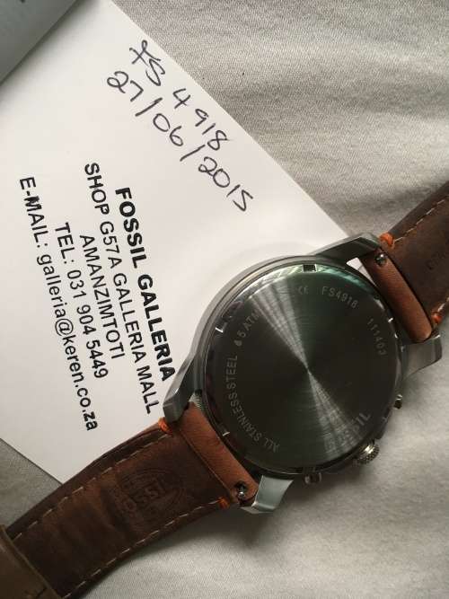 Fossil Mens Watch Grant Chronograph