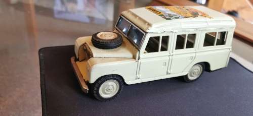 Bandai tin plate Land Rover.....very rare
