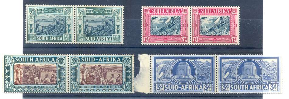 SOUTH AFRICA - 1938 *** SG 76-9 *** CV=R2992 *** UMM *** Full set
