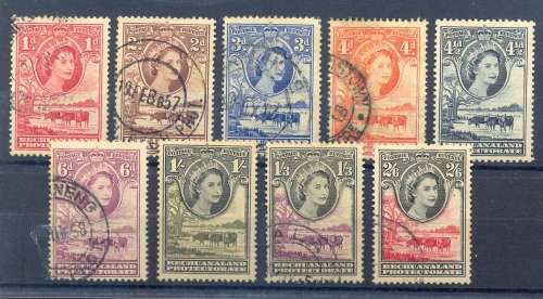 BECHUANALAND PROTECTORATE *** SG 144-151  *** CV=R860 *** VFU ***