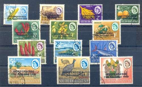 SOUTHERN RHODESIA *** SG 359-361, 363-372 *** CV=R240 *** MM/VFU ***