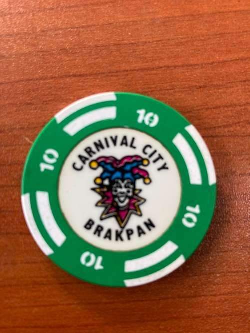 Casino chip - R10 Carnival City Brakpan