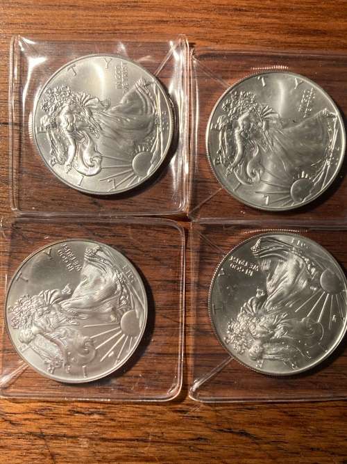 USA 1oz Silver and 2014 issue in uncirculated condition