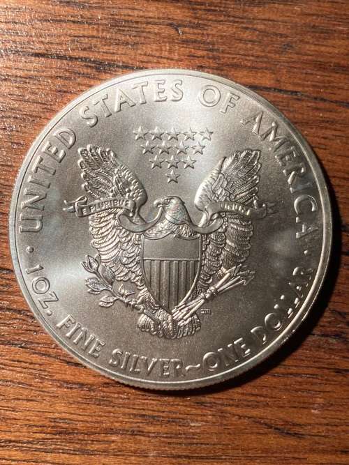 USA 1oz Silver and 2014 issue in uncirculated condition