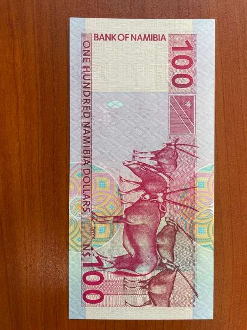 Namibia $100 great unc *  third issue REPLACEMENT *  seldom offered scarce