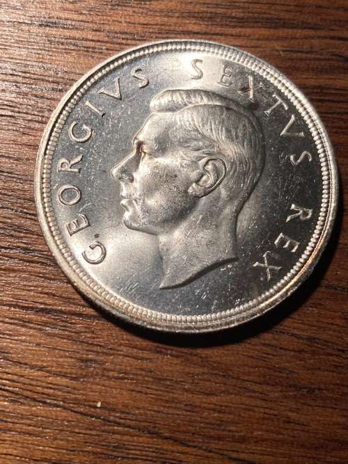 1948 *5 shilling Crown 50c * 80% silver PL\ PRoof?